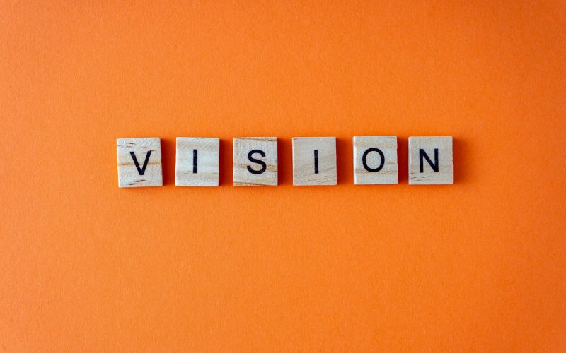 VISION wood word